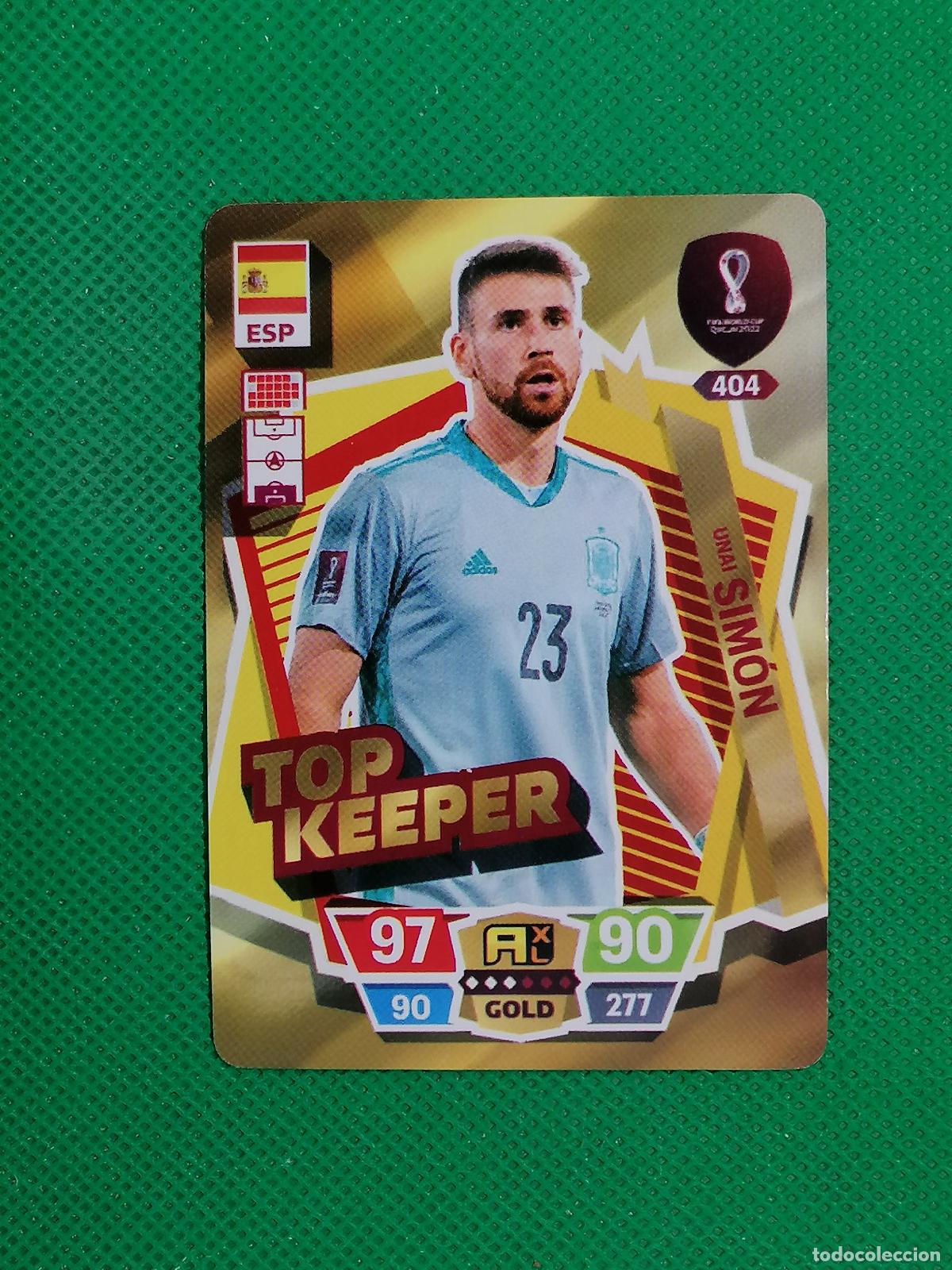 Cromos de f&uacute;tbol: UNAI SIMON ESPA&Ntilde;A ⚽ WORLD FOOTBALL STARS QATAR CARD FANCARD ⚽