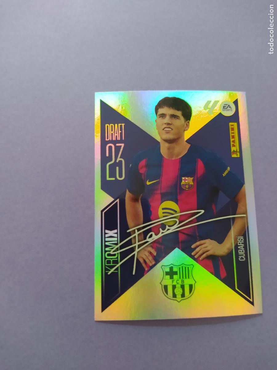 Cromos de f&uacute;tbol: LIGA ESTE 2026 2027 26 27 NUEVO - DRATF 23 KROMIX N&ordm; 6 CUBARSI FC BARCELONA