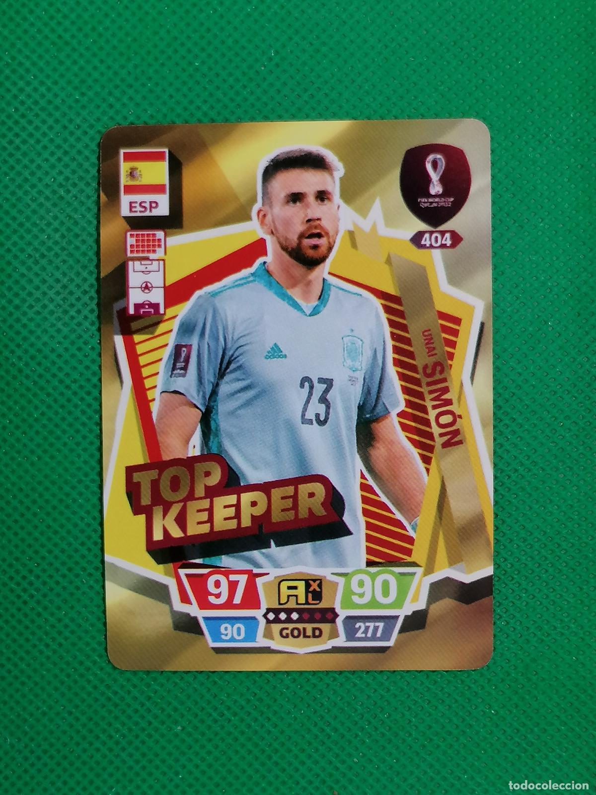 Cromos de f&uacute;tbol: UNAI SIMON ESPA&Ntilde;A ⚽ WORLD FOOTBALL STARS QATAR CARD FANCARD ⚽