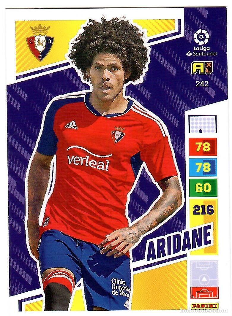 Cromos de f&uacute;tbol: Aridane (Osasuna), n&ordm; 242: Cromo del album de futbol Adrenalyn 2022-23