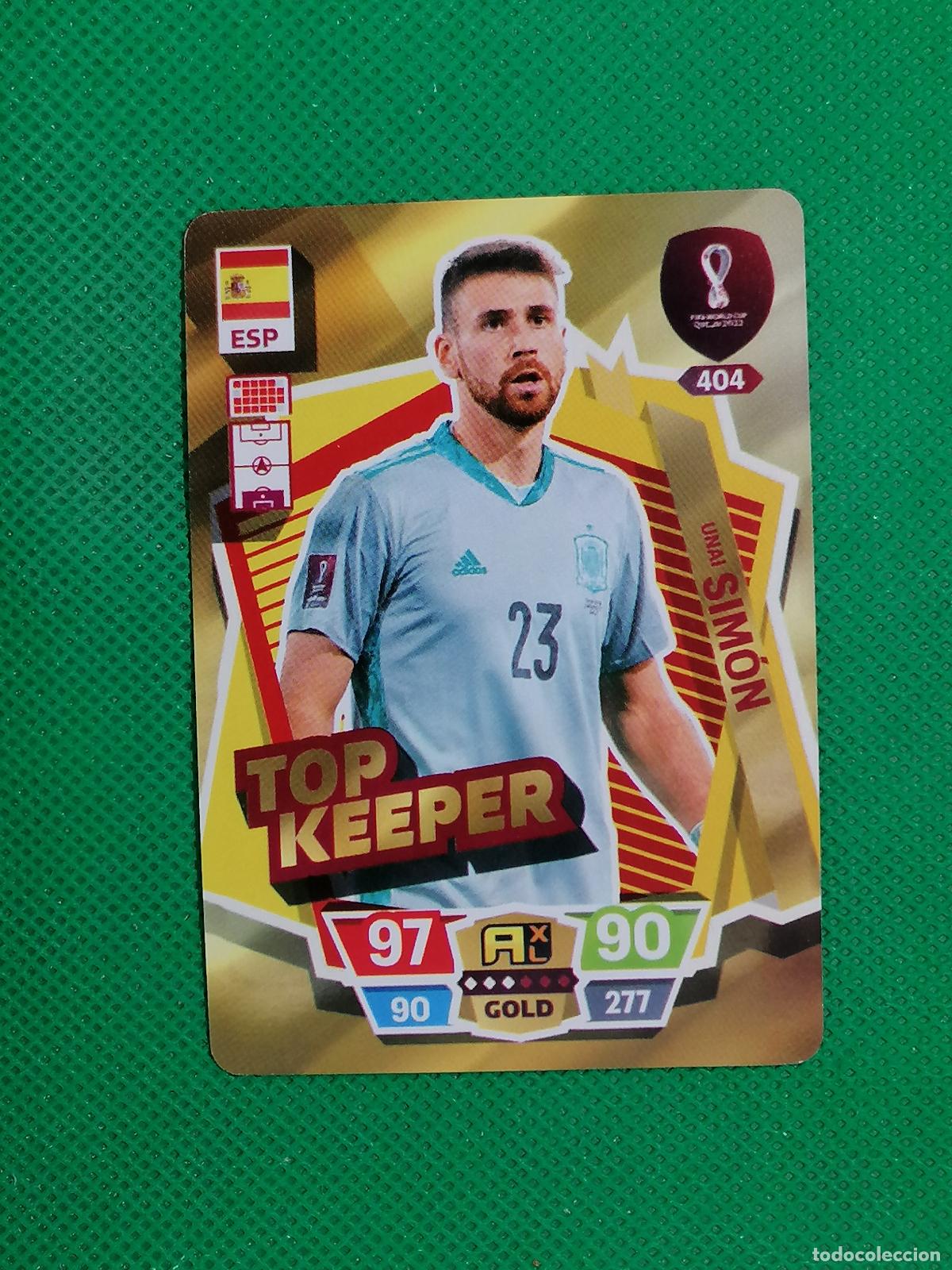 Cromos de f&uacute;tbol: UNAI SIMON ESPA&Ntilde;A ⚽ WORLD FOOTBALL STARS QATAR CARD FANCARD ⚽