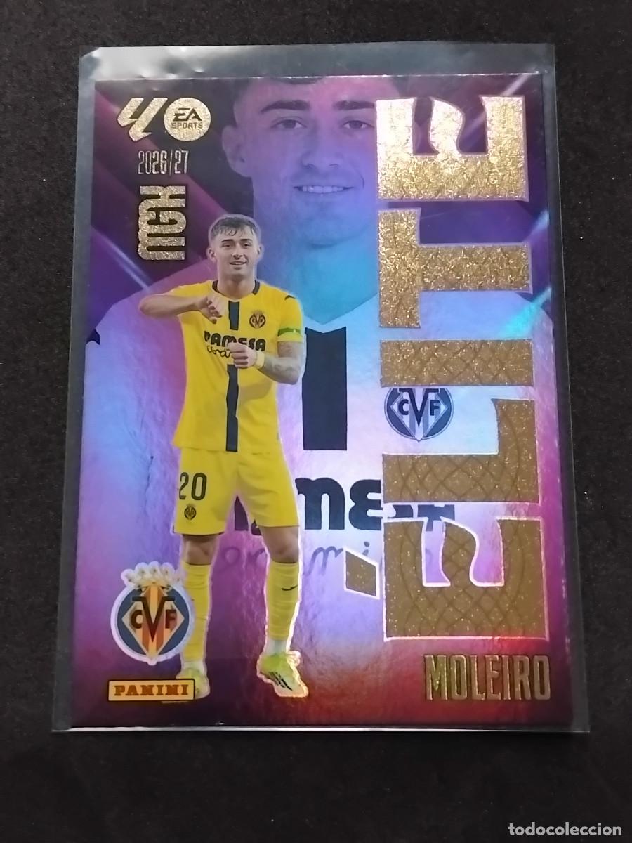 Cromos de f&uacute;tbol: MOLEIRO &Eacute;LITE - VILLARREAL 11 - LALIGA PANINI MGK MEGACRACKS 2026-27 2026 2027 Mega cracks