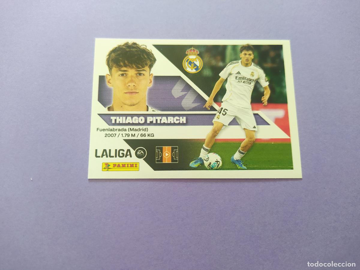 Cromos de f&uacute;tbol: LIGA ESTE 2026 2027 26 27 NUEVO - REAL MADRID N&ordm; 15B THIAGO PITARCH