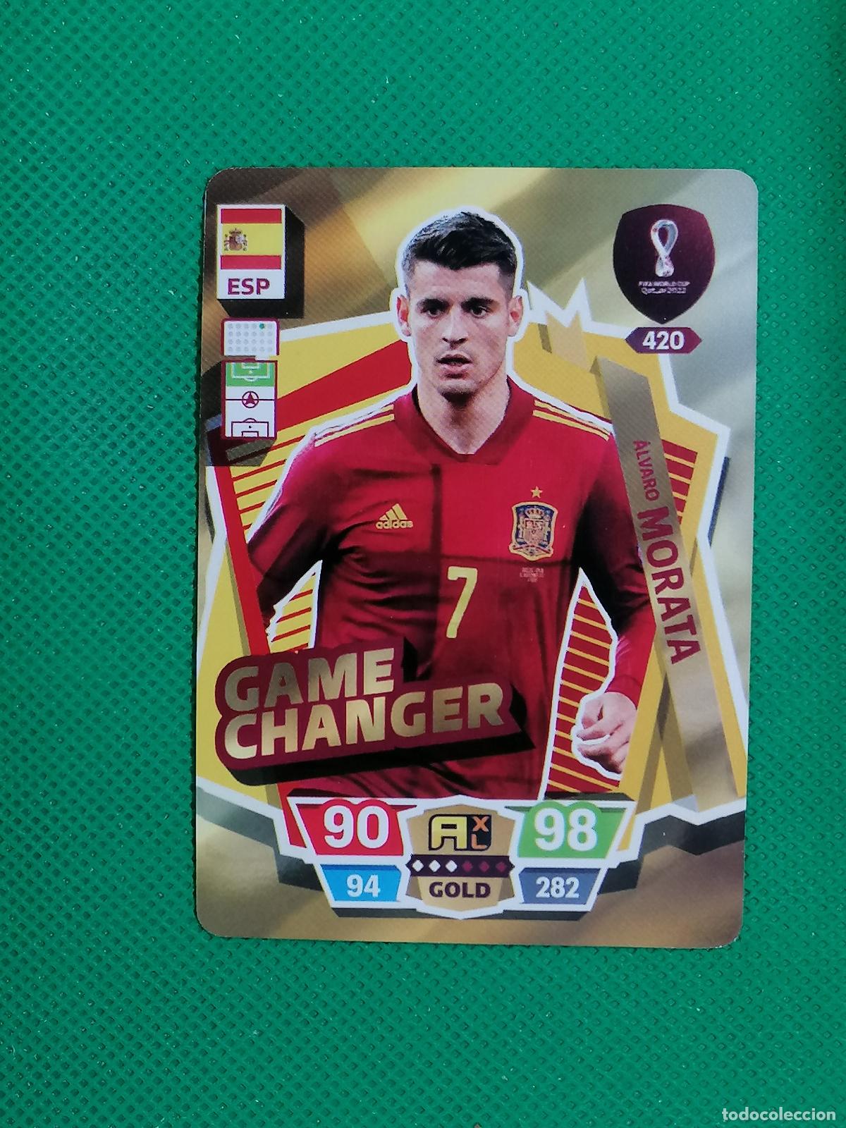 Cromos de f&uacute;tbol: ALVARO MORATA ESPA&Ntilde;A ⚽ WORLD FOOTBALL STARS QATAR CARD FANCARD ⚽