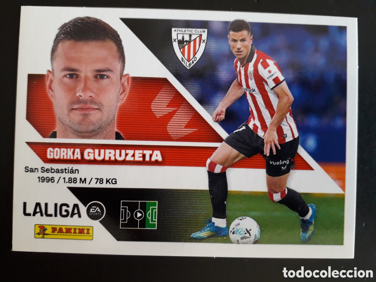 Cromos de f&uacute;tbol: GURUZETA ATHLETIC DE BILBAO N&deg; 20 ED ESTE 2026 2027 26 27 SIN PEGAR PEDIDO M&Iacute;NIMO 3&euro;