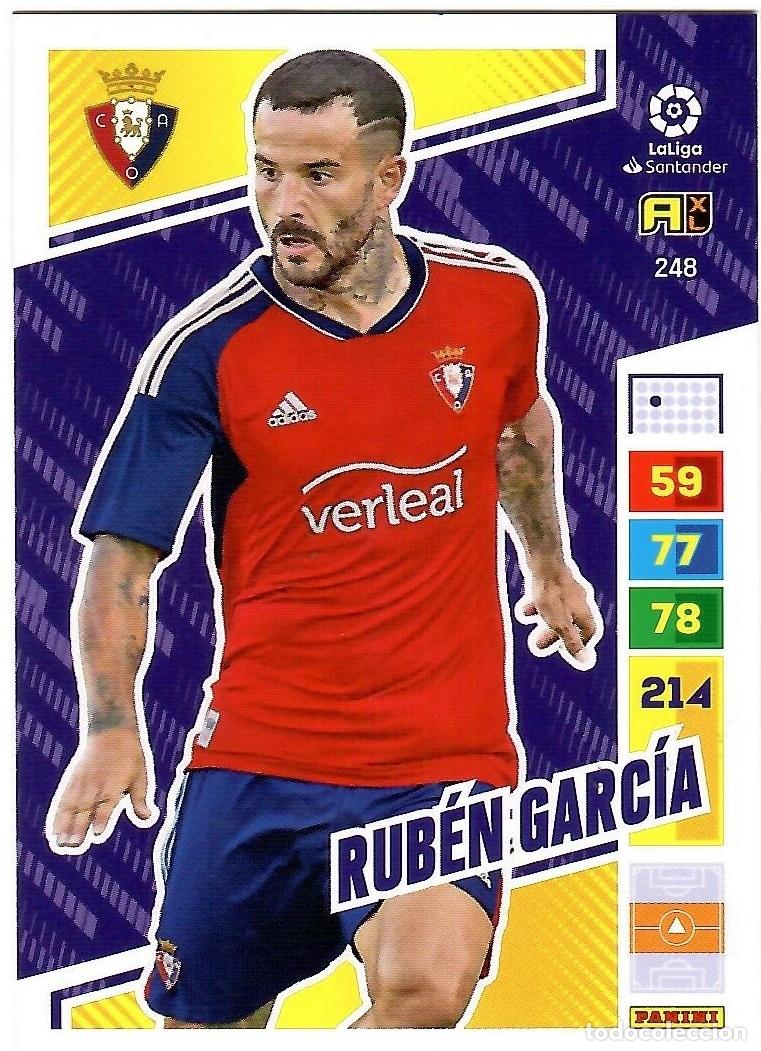 Cromos de f&uacute;tbol: Ruben Garcia (Osasuna), n&ordm; 248: Cromo del album de futbol Adrenalyn 2022-23