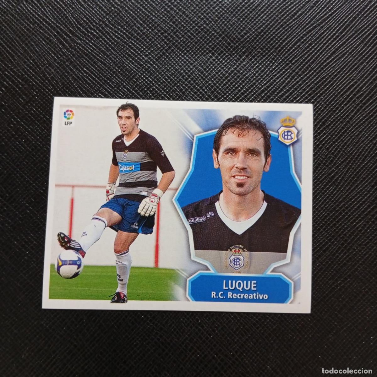 Football Stickers: LUQUE RECREATIVO ESTE 2008 2009 CROMO FUTBOL LIGA 08 09 - SIN PEGAR - A12 PG460 BAJA