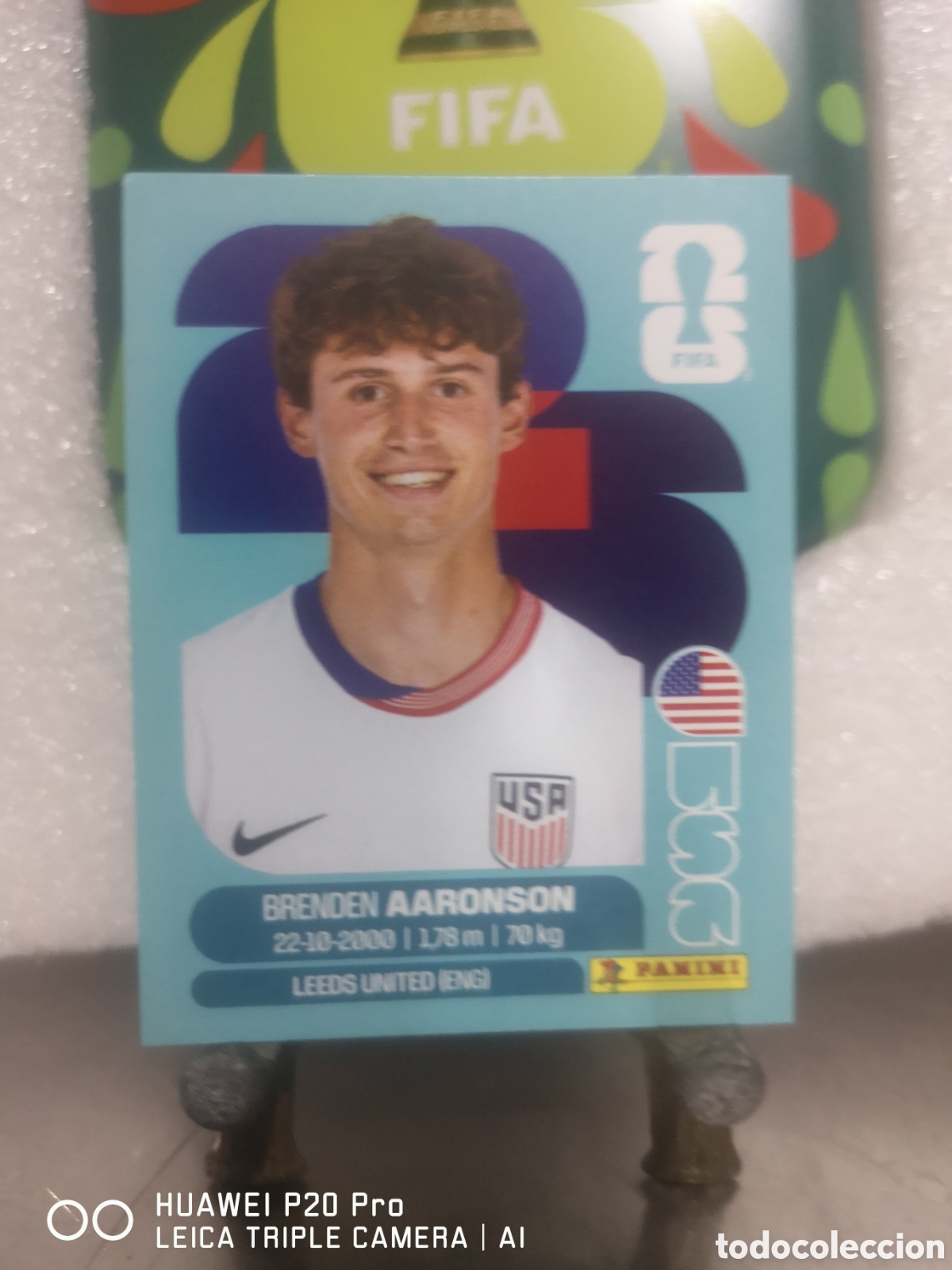 Cromos de f&uacute;tbol: FIFA WORLD CUP MUNDIAL 2026 AARONSONI - USA 17