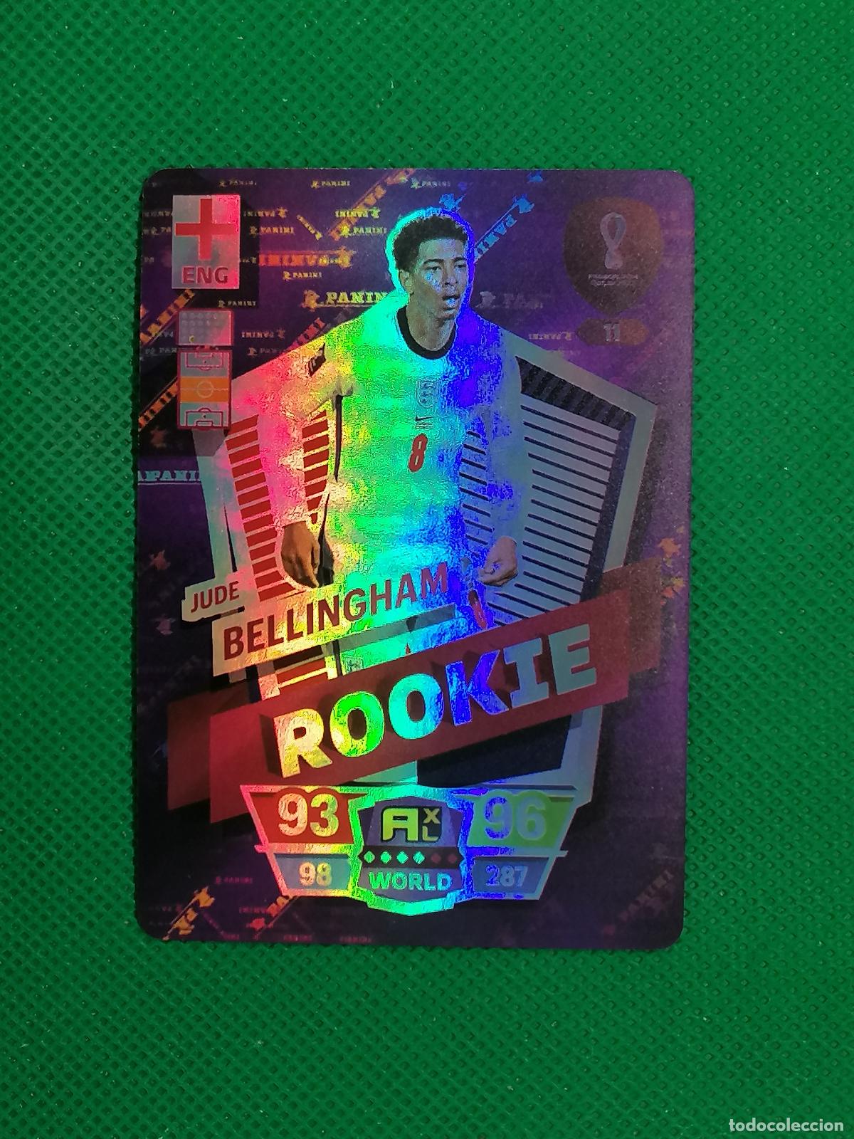 Cartes &agrave; collectionner de Football: JUDE BELLINGHAM ROOKIE INGLATERRA BRILLANTE ⚽ WORLD FOOTBALL STARS QATAR CARD FANCARD ⚽