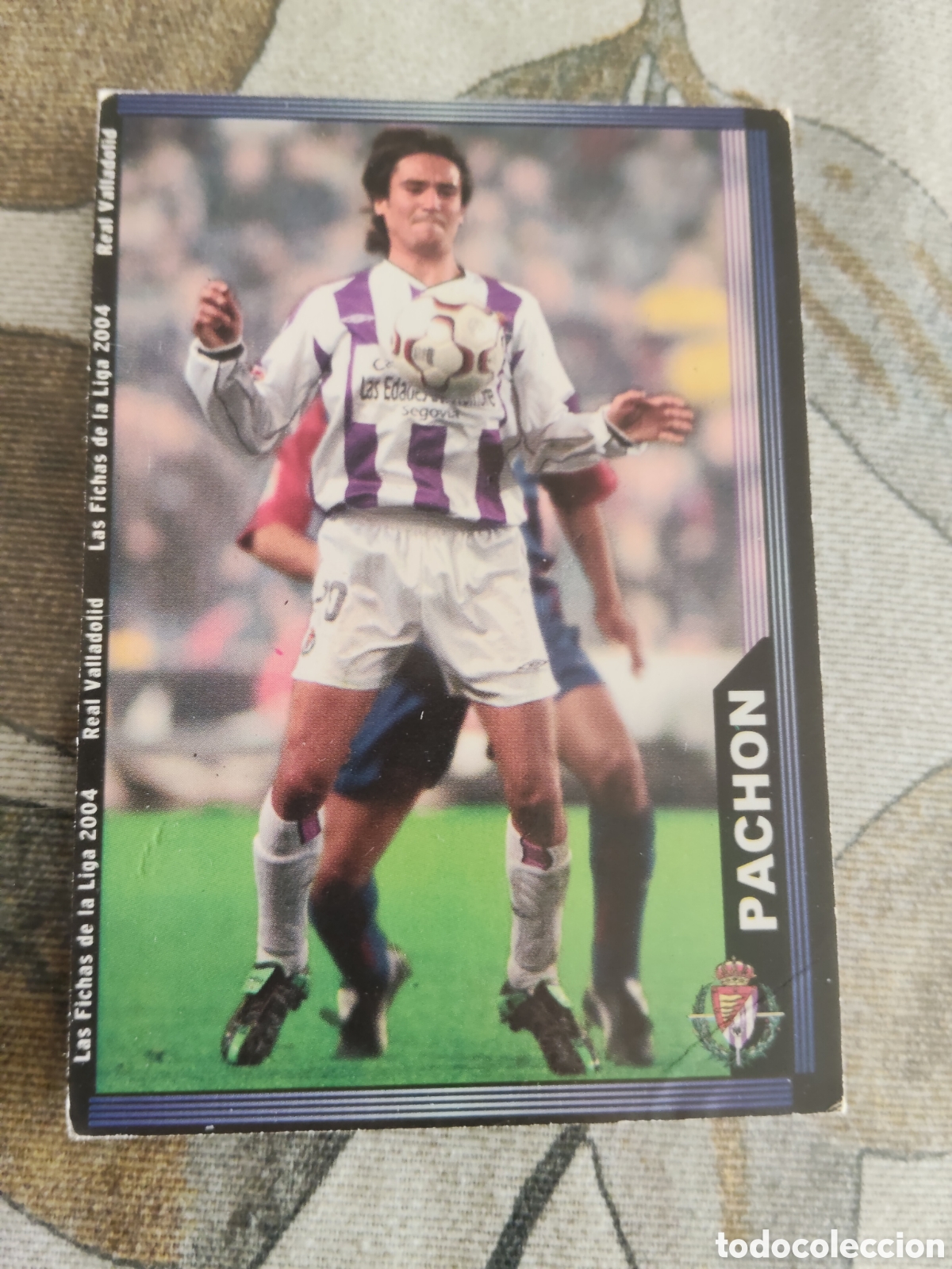 Football Stickers: Mundicromo 2003 2004 03 04 368 Pachon Real Valladolid versi&oacute;n err&oacute;nea