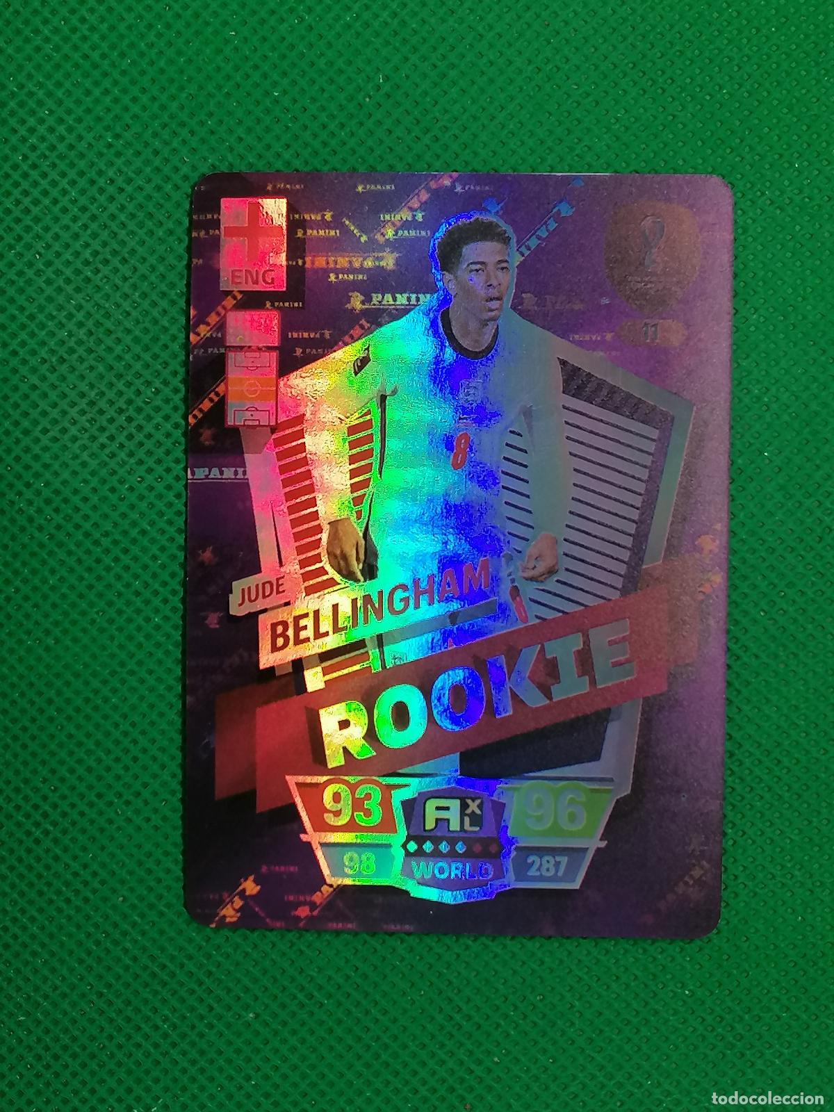 Cromos de f&uacute;tbol: JUDE BELLINGHAM ROOKIE INGLATERRA BRILLANTE ⚽ WORLD FOOTBALL STARS QATAR CARD FANCARD ⚽