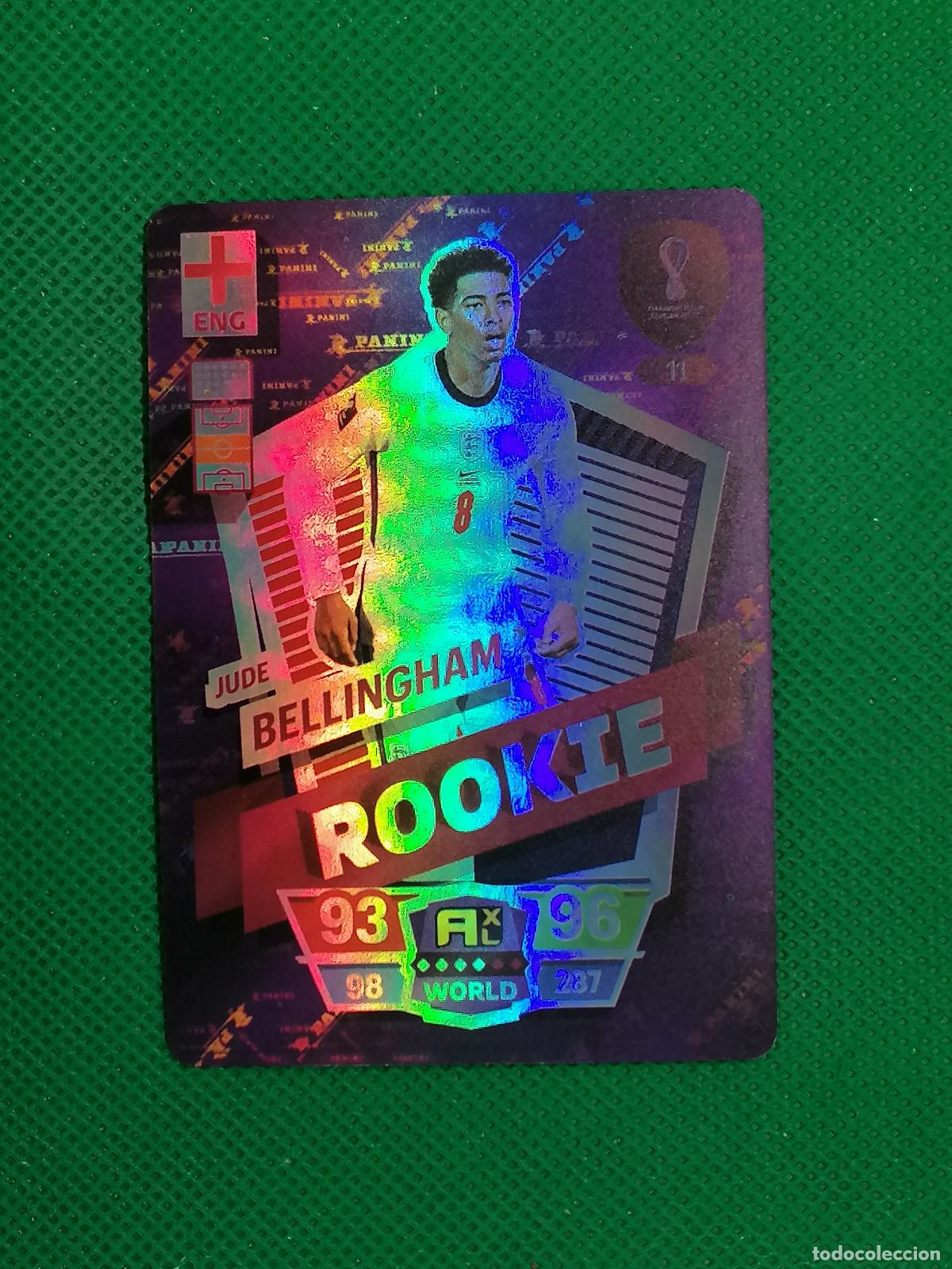 Cromos de f&uacute;tbol: JUDE BELLINGHAM ROOKIE INGLATERRA BRILLANTE ⚽ WORLD FOOTBALL STARS QATAR CARD FANCARD ⚽