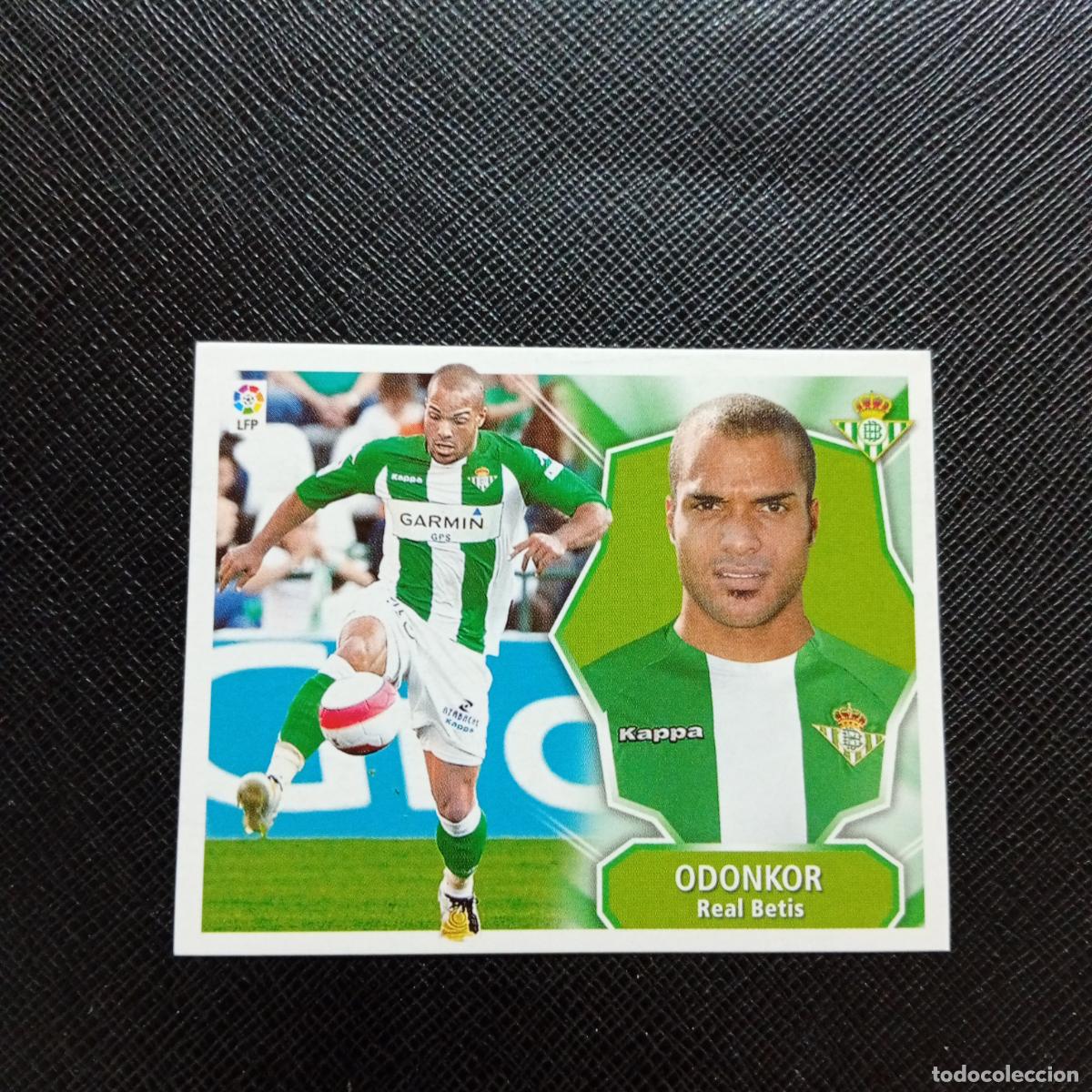 Fu&szlig;ball-Sticker: ODONKOR REAL BETIS ESTE 2008 2009 CROMO FUTBOL LIGA 08 09 - SIN PEGAR - A12 PG496