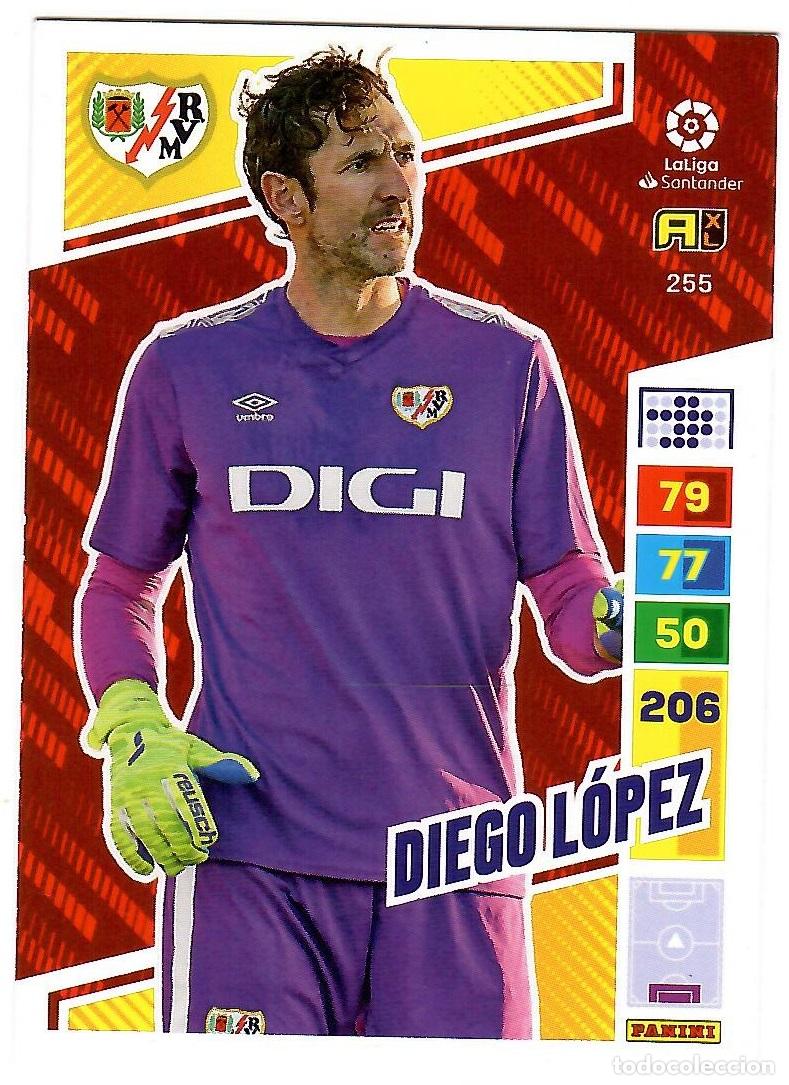 Fu&szlig;ball-Sticker: Diego Lopez (Rayo Vallecano), n&ordm; 255: Cromo del album de futbol Adrenalyn 2022-23