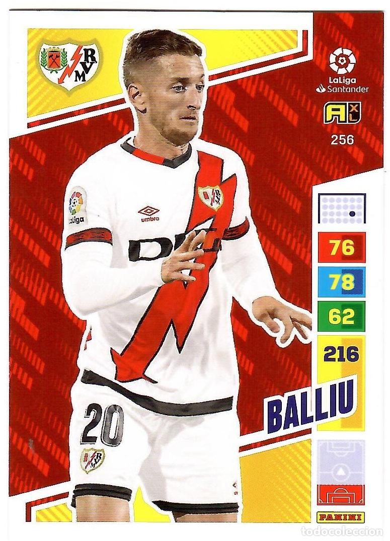Fu&szlig;ball-Sticker: Balliu (Rayo Vallecano), n&ordm; 256: Cromo del album de futbol Adrenalyn 2022-23