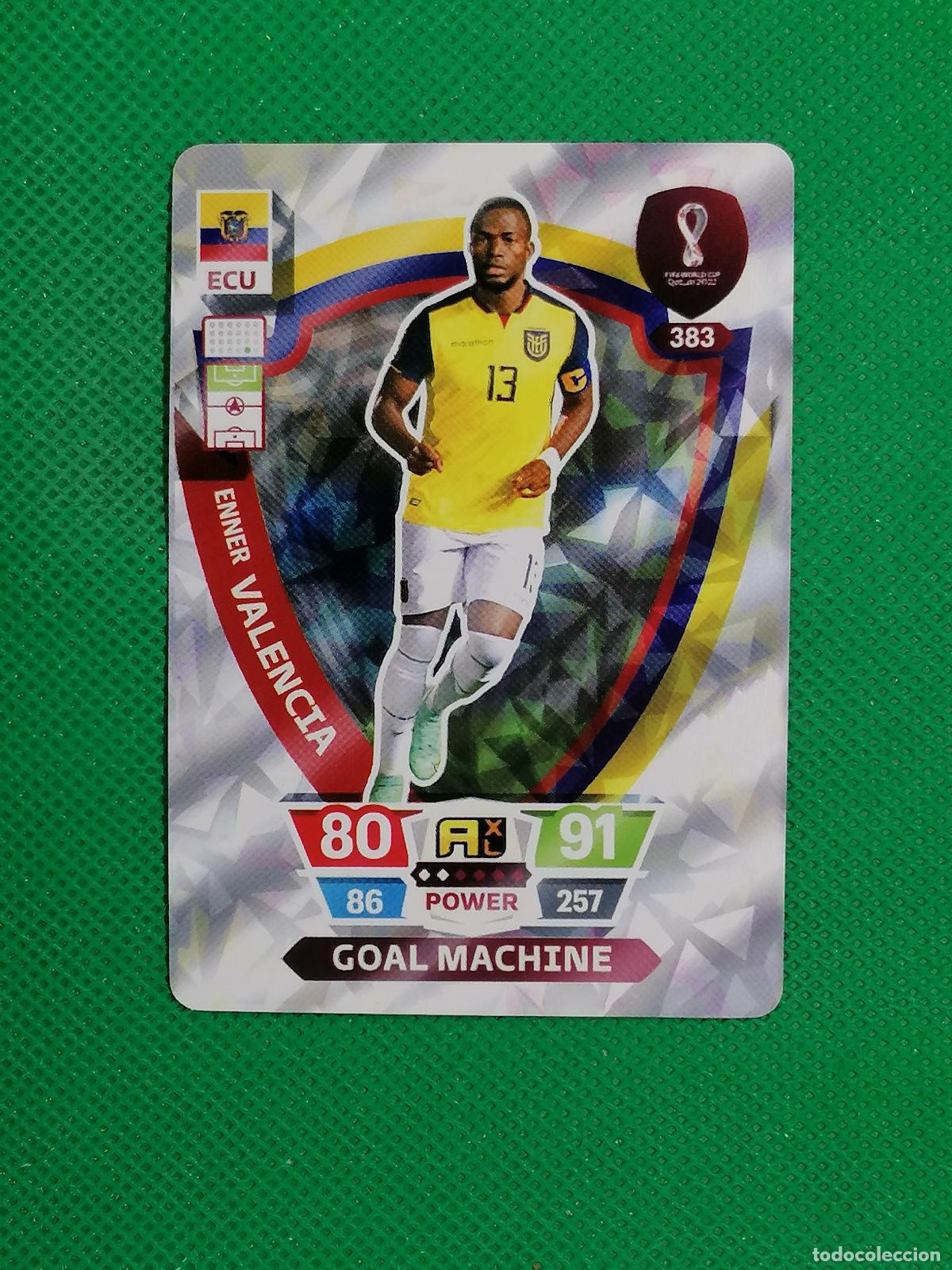 Cromos de f&uacute;tbol: ENNER VALENCIA ECUADOR ⚽ WORLD FOOTBALL STARS QATAR CARD FANCARD ⚽