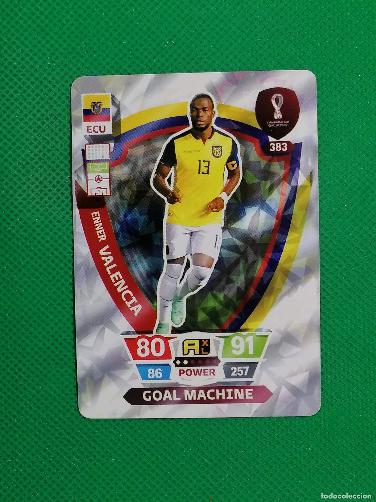 Cromos de f&uacute;tbol: ENNER VALENCIA ECUADOR ⚽ WORLD FOOTBALL STARS QATAR CARD FANCARD ⚽