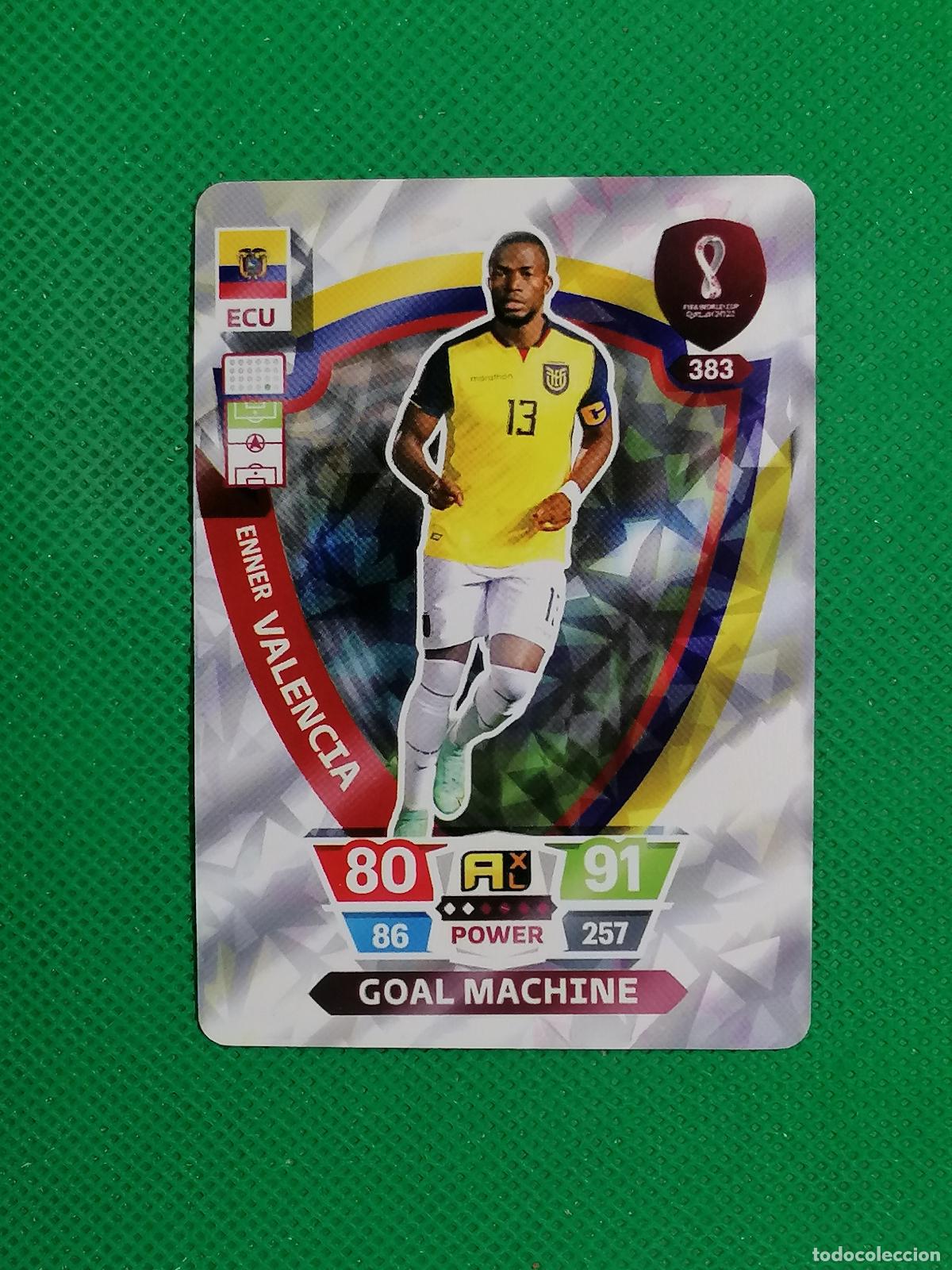 Cromos de f&uacute;tbol: ENNER VALENCIA ECUADOR ⚽ WORLD FOOTBALL STARS QATAR CARD FANCARD ⚽