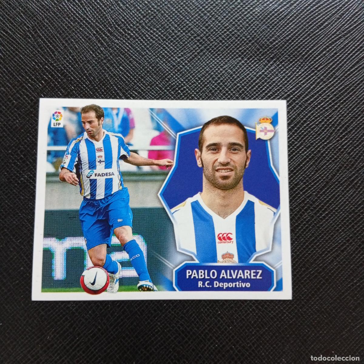 Cromos de f&uacute;tbol: PABLO ALVAREZ DEPORTIVO ESTE 2008 2009 CROMO FUTBOL LIGA 08 09 - SIN PEGAR - A12 PG514 COLOCA