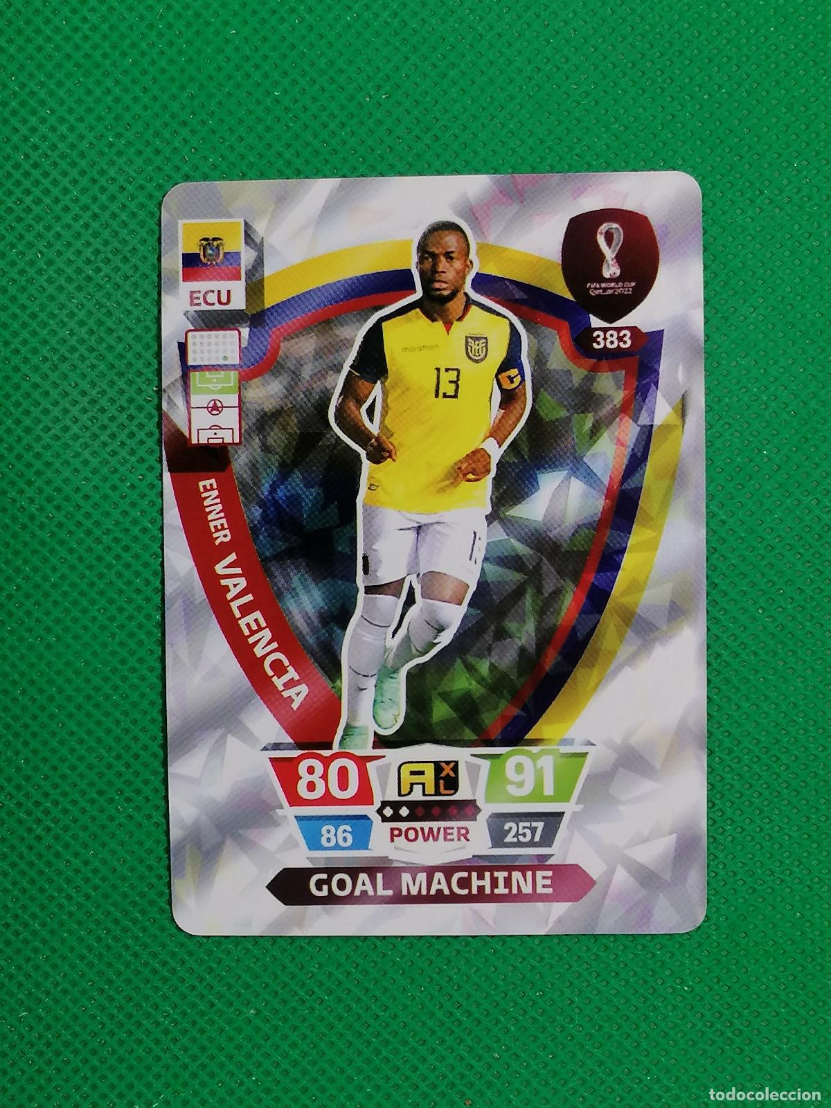 Cromos de f&uacute;tbol: ENNER VALENCIA ECUADOR ⚽ WORLD FOOTBALL STARS QATAR CARD FANCARD ⚽