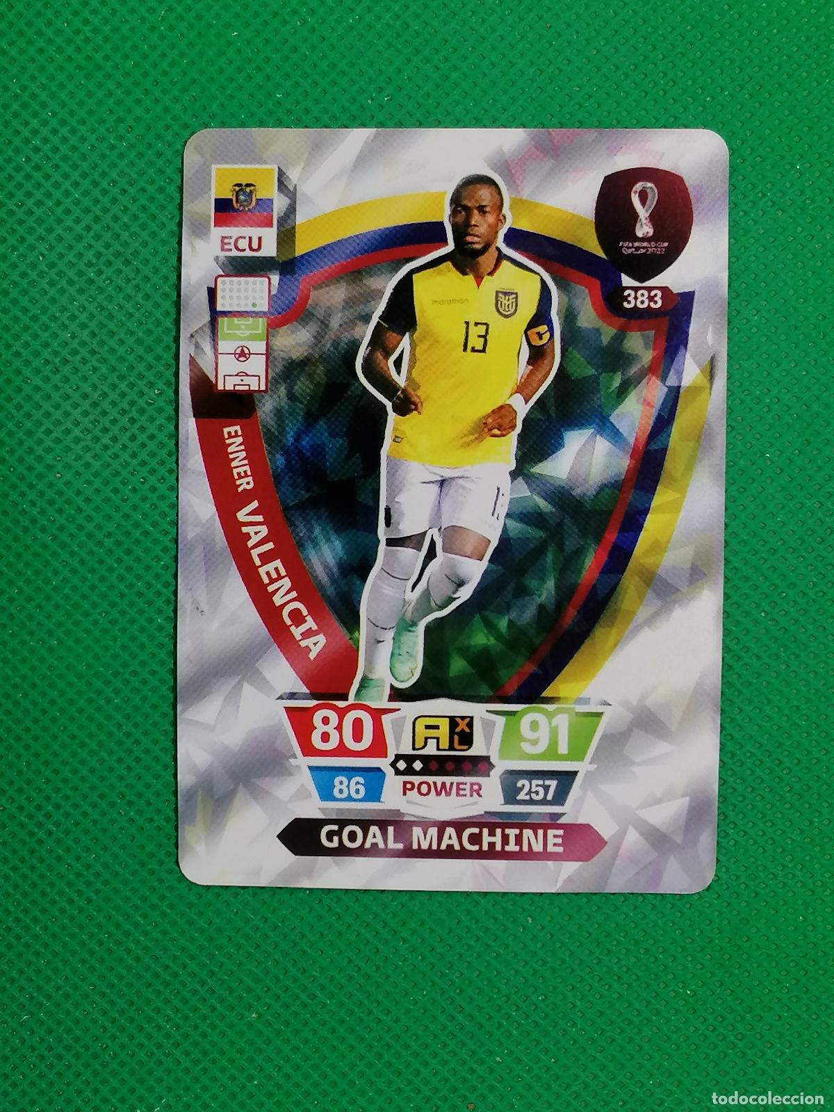 Cromos de f&uacute;tbol: ENNER VALENCIA ECUADOR ⚽ WORLD FOOTBALL STARS QATAR CARD FANCARD ⚽