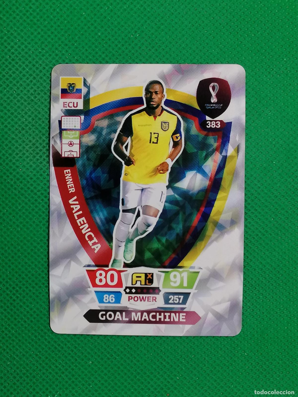 Cromos de f&uacute;tbol: ENNER VALENCIA ECUADOR ⚽ WORLD FOOTBALL STARS QATAR CARD FANCARD ⚽