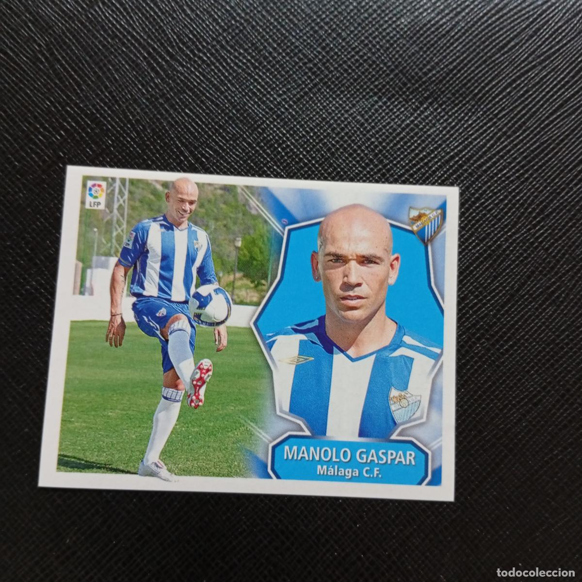 Cromos de f&uacute;tbol: MANOLO GASPAR MALAGA ESTE 2008 2009 CROMO FUTBOL LIGA 08 09 - SIN PEGAR - A12 PG514 COLOCA