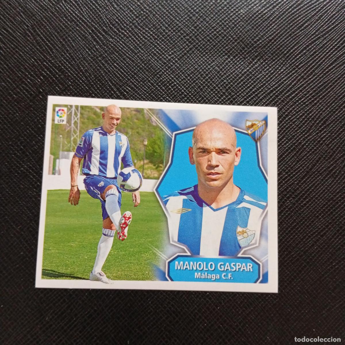 Cromos de f&uacute;tbol: MANOLO GASPAR MALAGA ESTE 2008 2009 CROMO FUTBOL LIGA 08 09 - SIN PEGAR - A12 PG523 COLOCA