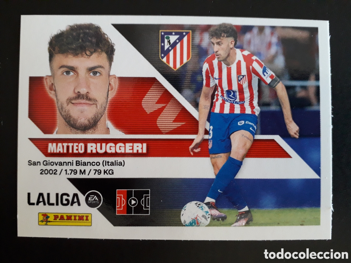 Cromos de f&uacute;tbol: RUGGERI AT MADRID N&deg; 10 ED ESTE 2026 2027 26 27 SIN PEGAR PEDIDO M&Iacute;NIMO 3&euro;