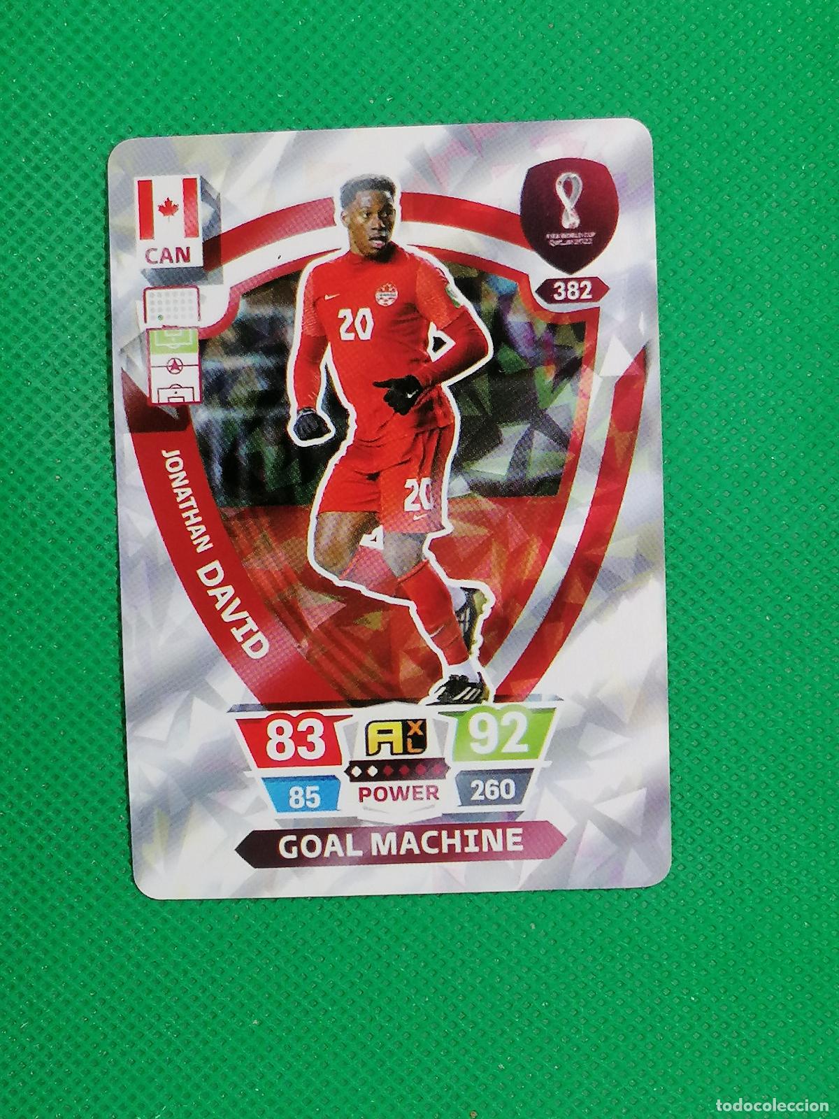 Cromos de f&uacute;tbol: JONATHAN DAVID CANADA ⚽ WORLD FOOTBALL STARS QATAR CARD FANCARD ⚽