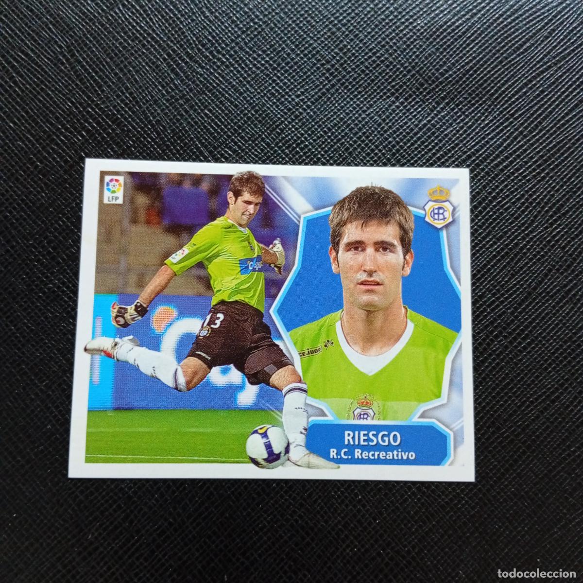 Cromos de f&uacute;tbol: RIESGO RECREATIVO ESTE 2008 2009 CROMO FUTBOL LIGA 08 09 - SIN PEGAR - A12 PG514 COLOCA