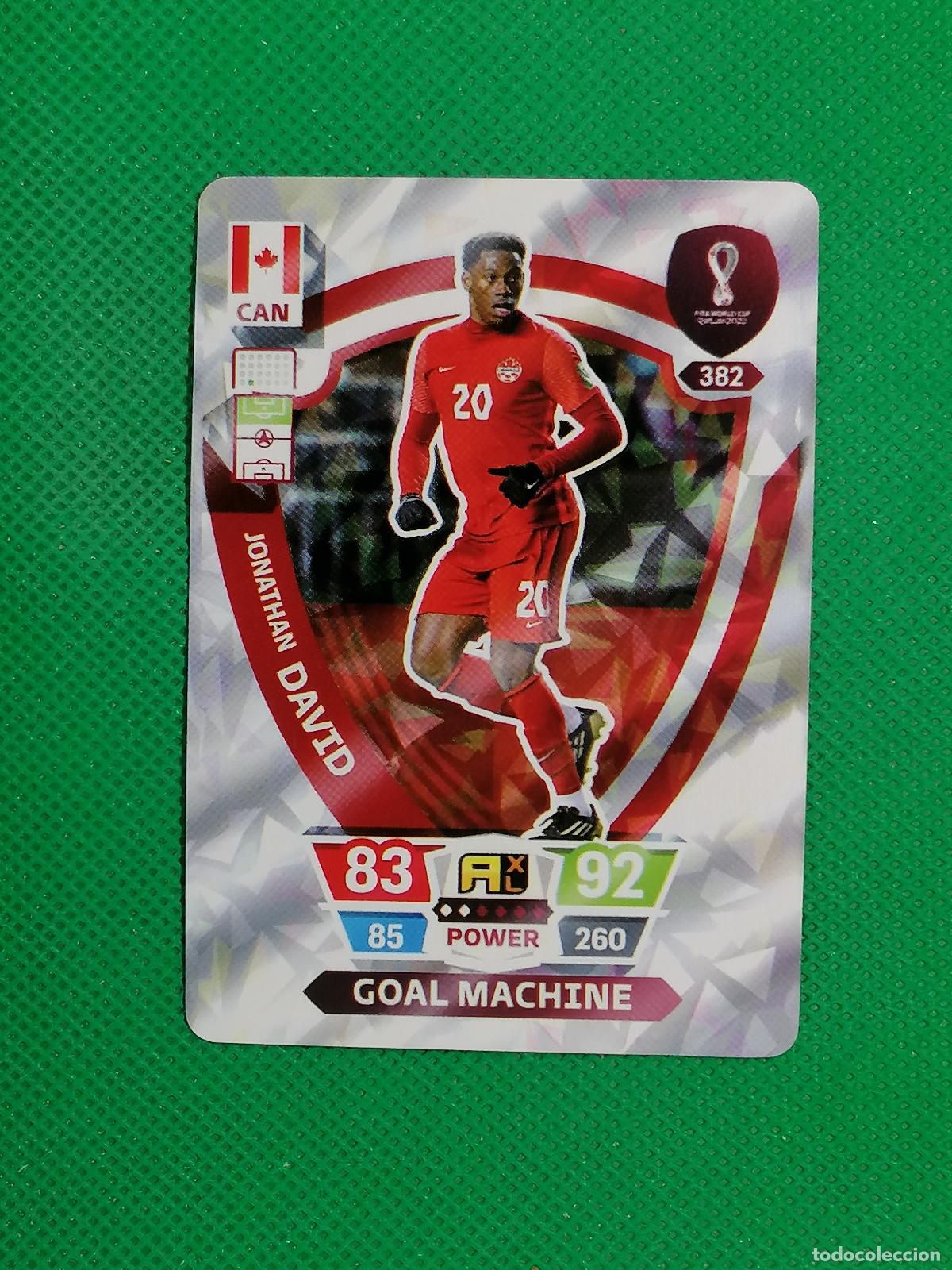 Cromos de f&uacute;tbol: JONATHAN DAVID CANADA ⚽ WORLD FOOTBALL STARS QATAR CARD FANCARD ⚽