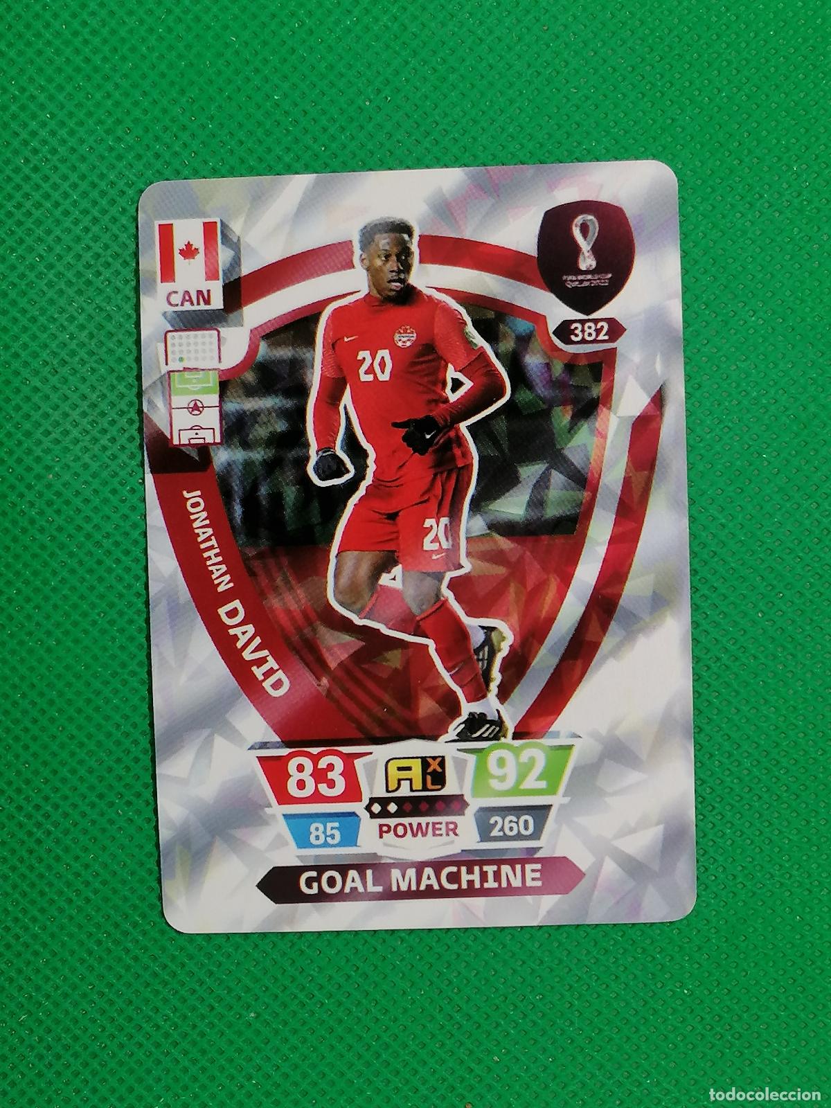 Figurine di Calcio: JONATHAN DAVID CANADA ⚽ WORLD FOOTBALL STARS QATAR CARD FANCARD ⚽