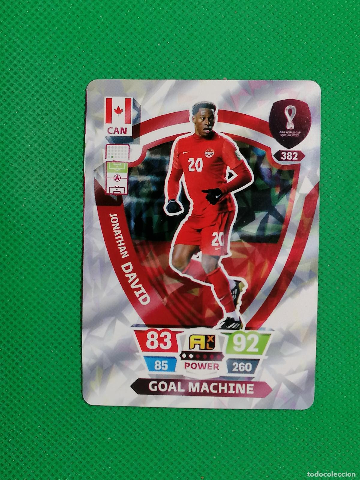 Figurine di Calcio: JONATHAN DAVID CANADA ⚽ WORLD FOOTBALL STARS QATAR CARD FANCARD ⚽