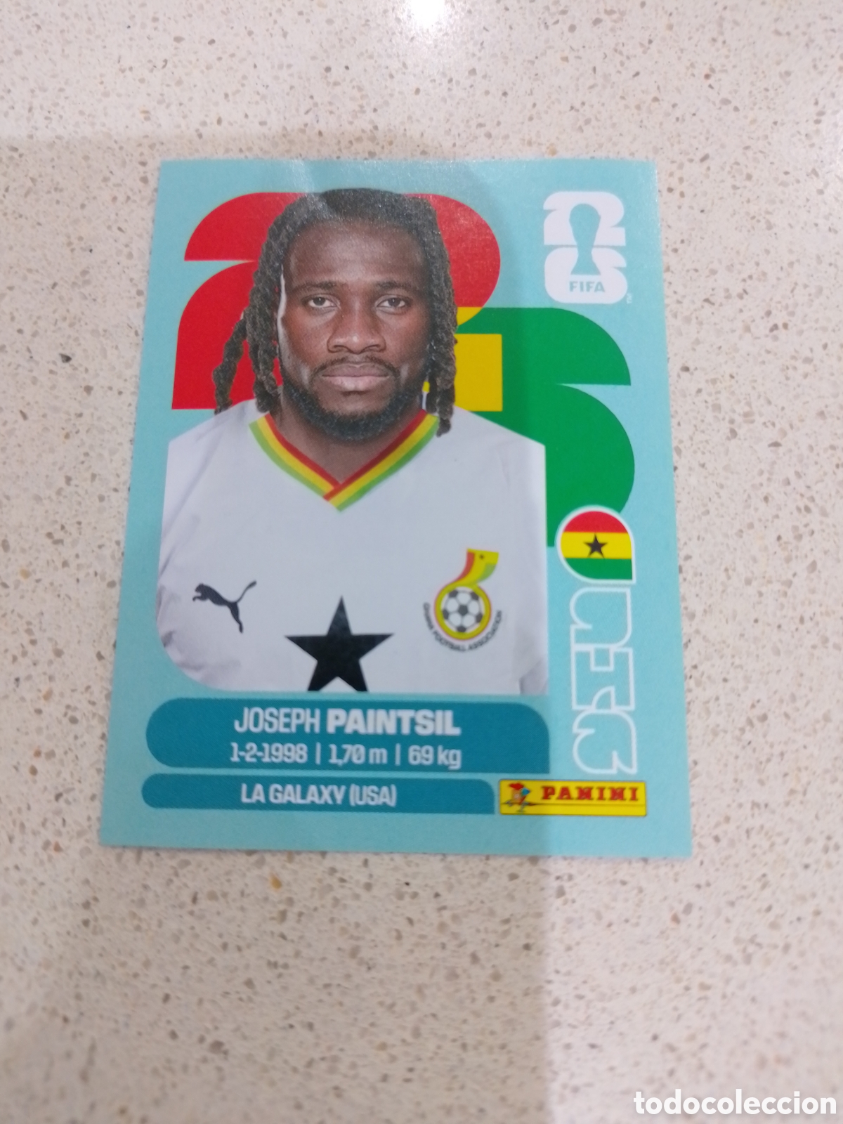 Cromos de f&uacute;tbol: CROMO N&Uacute;MERO 18 PAINTSIL GHANA. MUNDIAL 2026. PANINI.