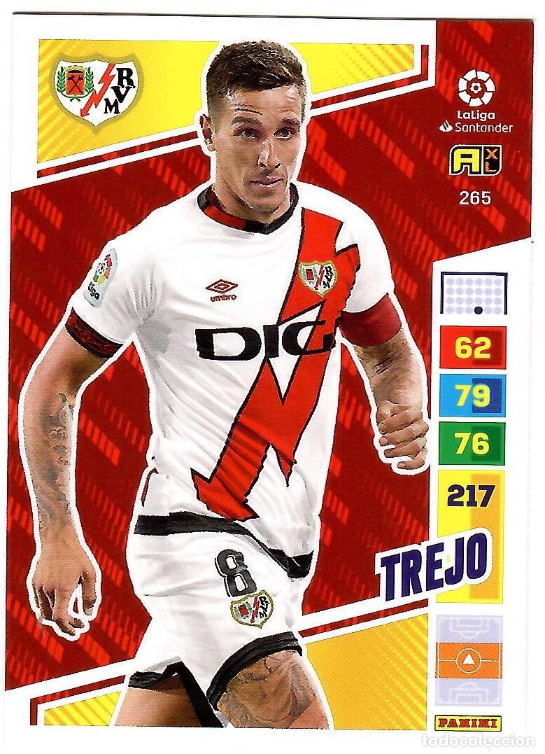 Cromos de f&uacute;tbol: Trejo (Rayo Vallecano), n&ordm; 265: Cromo del album de futbol Adrenalyn 2022-23