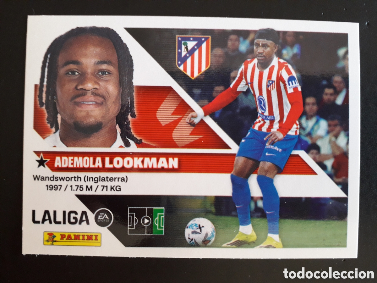 Cromos de f&uacute;tbol: LOOKMAN AT MADRID N&deg; 18 ED ESTE 2026 2027 26 27 SIN PEGAR PEDIDO M&Iacute;NIMO 3&euro;