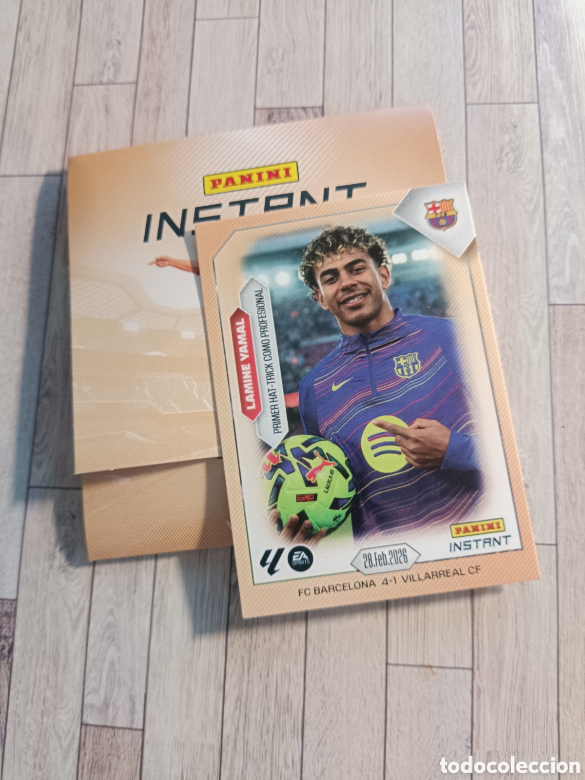 Cromos de f&uacute;tbol: LAMINE YAMAL BARCELONA PANINI INSTANT LA LIGA EDICION LIMITADA /12497 2025 2026 PANINI 25 26