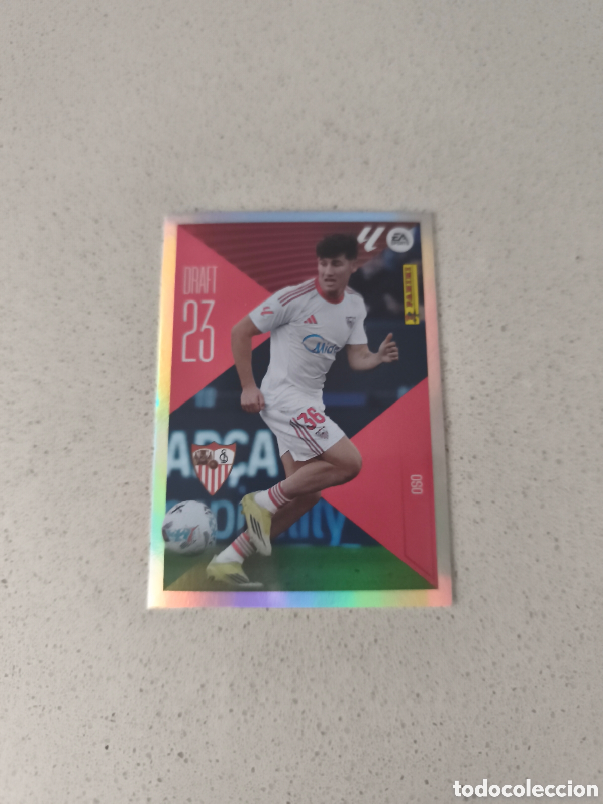 Cromos de f&uacute;tbol: CROMO NUMERO 17 OSO SEVILLA DRAFT 23. LIGA 26/27. PANINI.