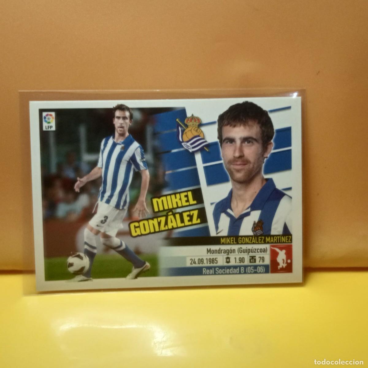 Cromos de f&uacute;tbol: EDICIONES ESTE: 2013 2014 13 14 REAL SOCIEDAD MIKEL GONZ&Aacute;LEZ 5