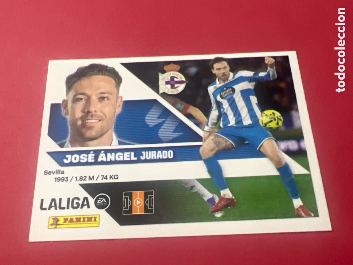 Cromos de f&uacute;tbol: C6632. Jos&eacute; &Aacute;ngel Deportivo de la Coru&ntilde;a liga 2026 2027 26 27 ediciones este