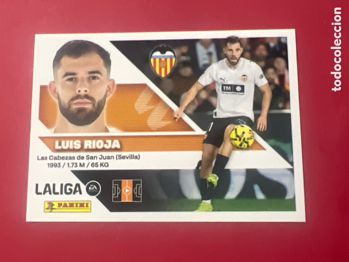Fu&szlig;ball-Sticker: C6633. 14 LUIS RIOJA (Valencia) - PANINI Liga ESTE 2026-27 Sticker