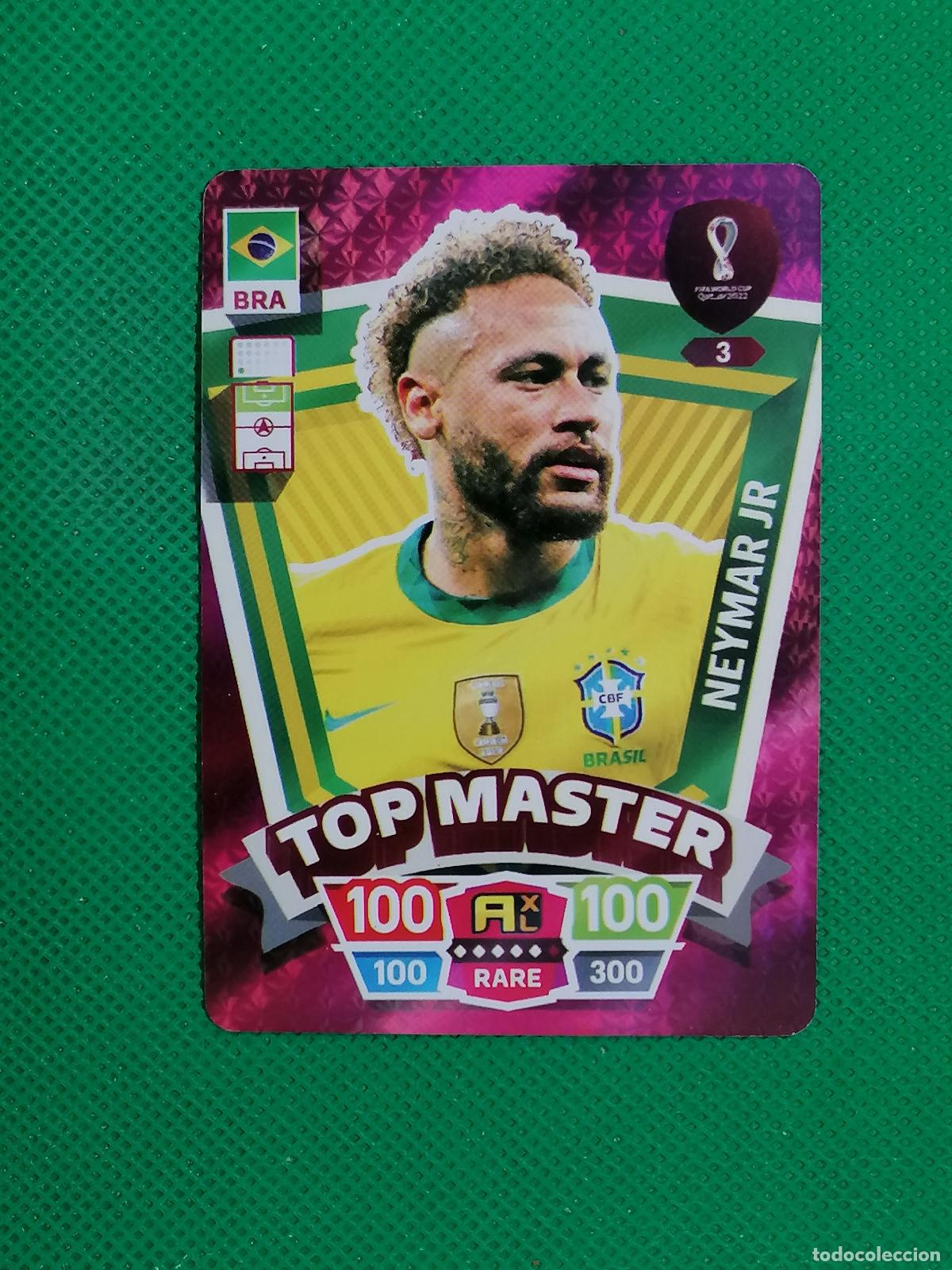 Cromos de f&uacute;tbol: NEYMAR JUNIOR BRASIL ⚽ WORLD FOOTBALL STARS QATAR CARD FANCARD ⚽
