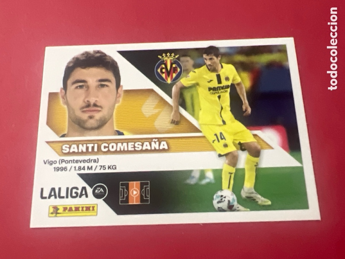 Cromos de f&uacute;tbol: C6636. 12 SANTI COMESA&Ntilde;A (Villarreal) - PANINI Liga ESTE 2026-27 Sticker