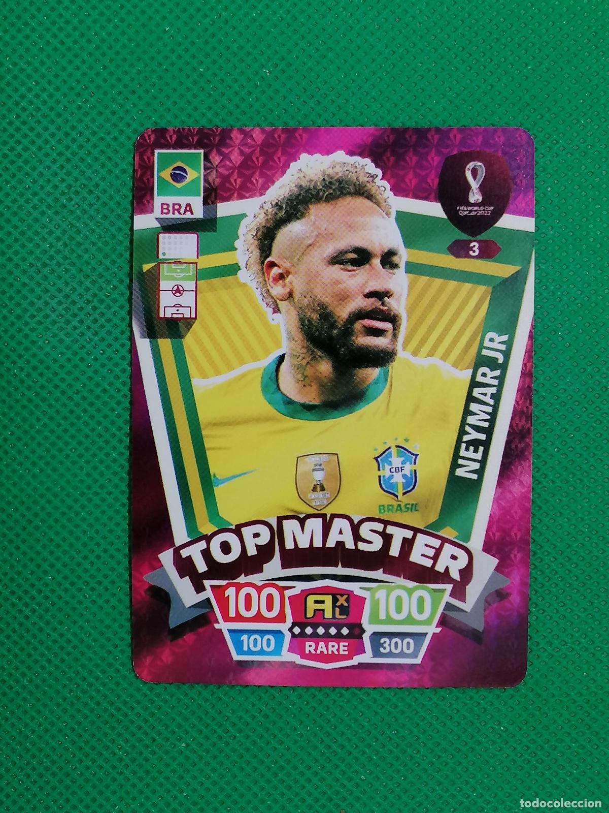 Cromos de f&uacute;tbol: NEYMAR JUNIOR BRASIL ⚽ WORLD FOOTBALL STARS QATAR CARD FANCARD ⚽