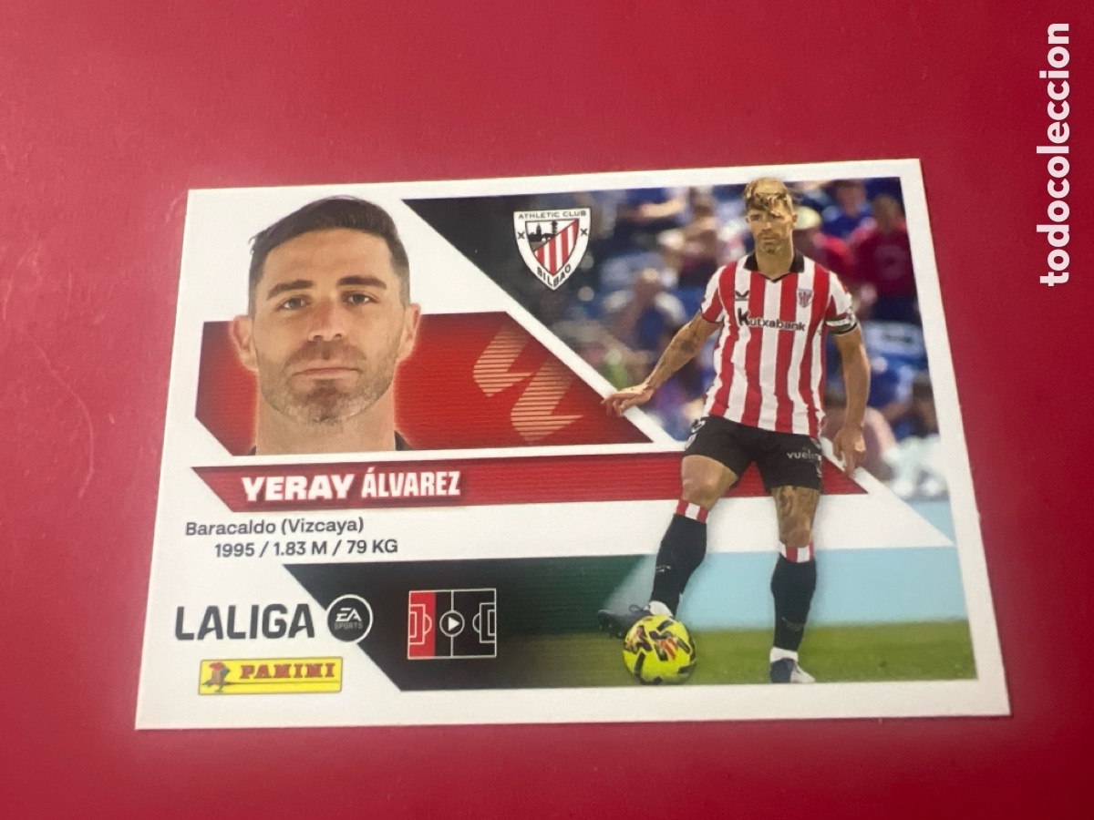 Cromos de f&uacute;tbol: C6638. CROMO FUTBOL YERAY ATH.BILBAO SIN PEGAR N&ordm; 6 B LIGA ESTE 2026-2027/26-27 PANINI