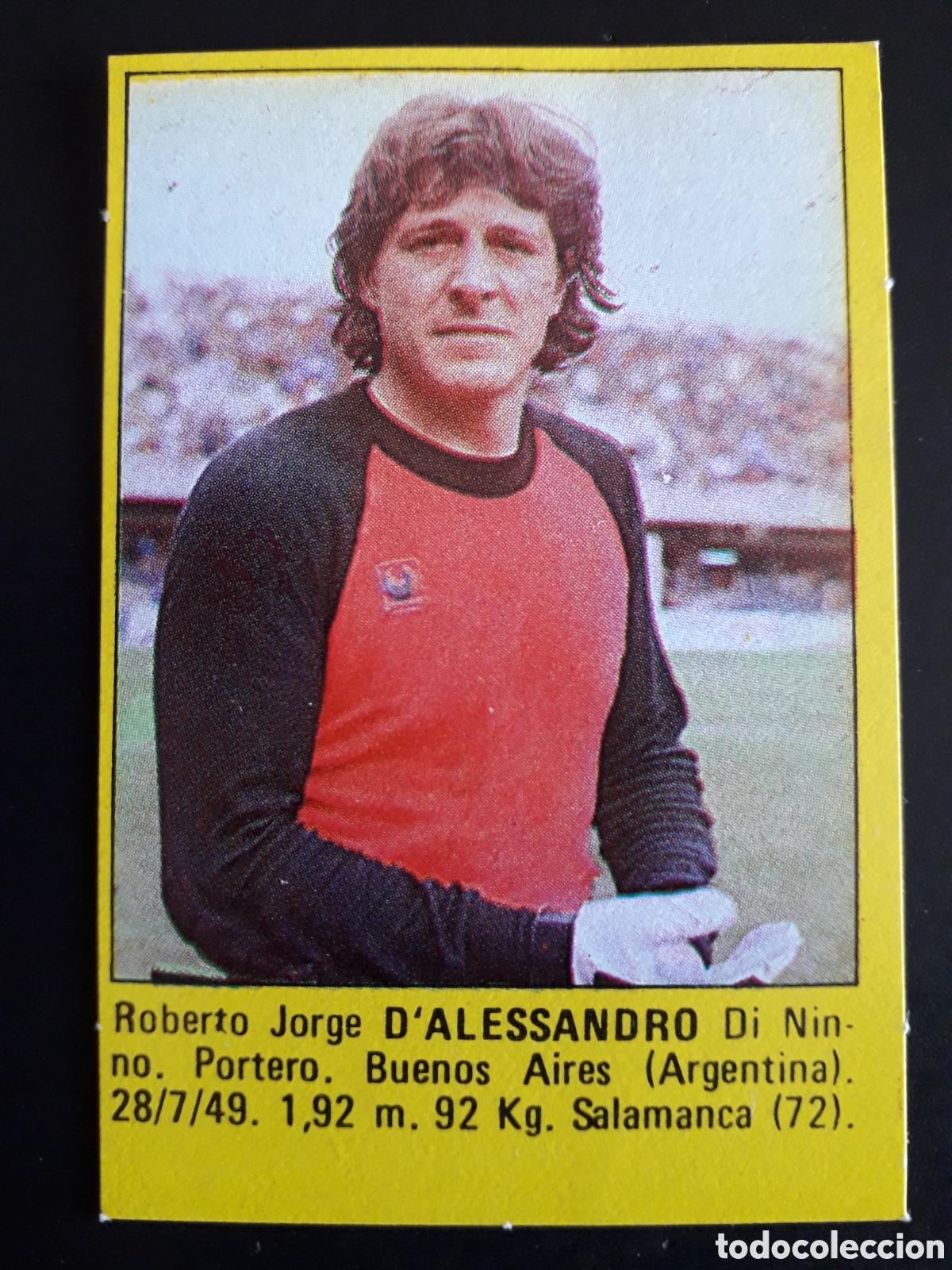 Cromos de f&uacute;tbol: D'ALESSANDRO, SALAMANCA SUPER F&Uacute;TBOL 84 83-84 1983-1984 ROLL&Aacute;N DESPEGADO PEDIDO M&Iacute;NIMO 3&euro;
