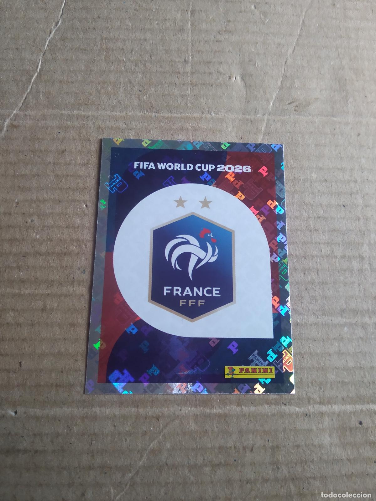 Cromos de f&uacute;tbol: FRA 1 ESCUDO FRANCIA CROMO FUTBOL PANINI MUNDIAL 2026 WORLD CUP COPA DEL MUNDO