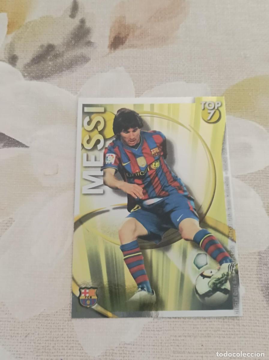 Cromos de f&uacute;tbol: Cromo de futbol de Messi