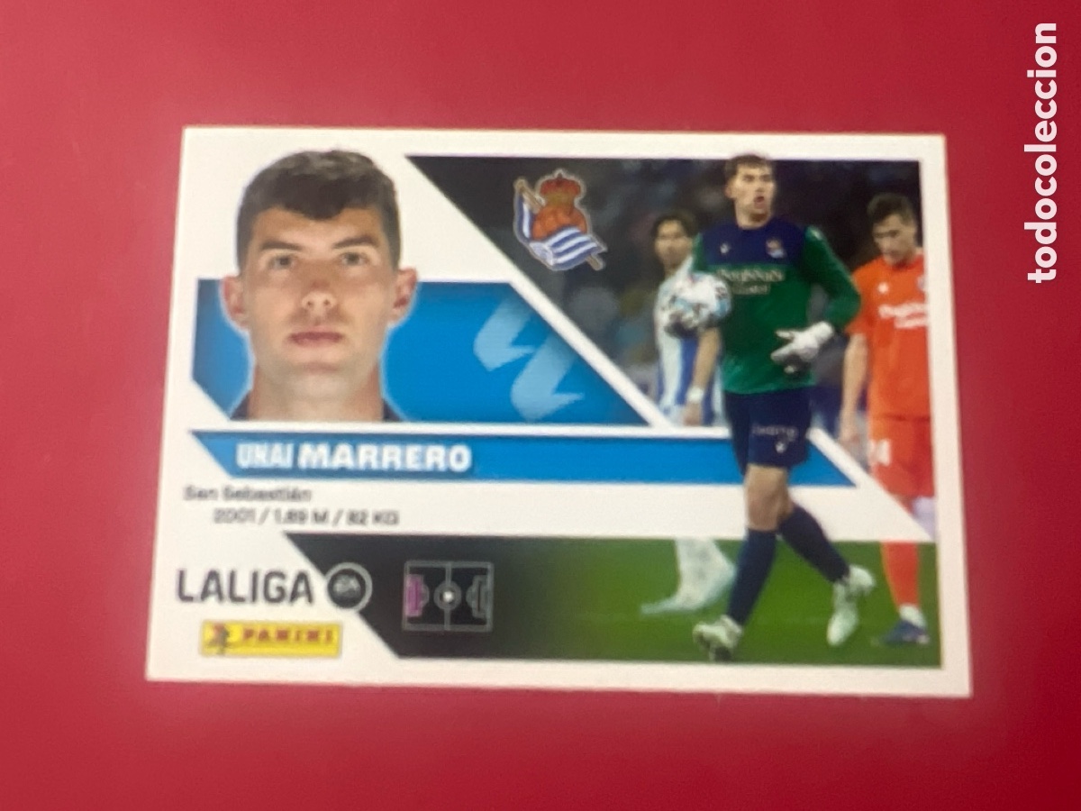 Cromos de f&uacute;tbol: C6640. LIGA ESTE 2026 2027 26 27 NUEVO - REAL SOCIEDAD N&ordm; 4 MARRERO